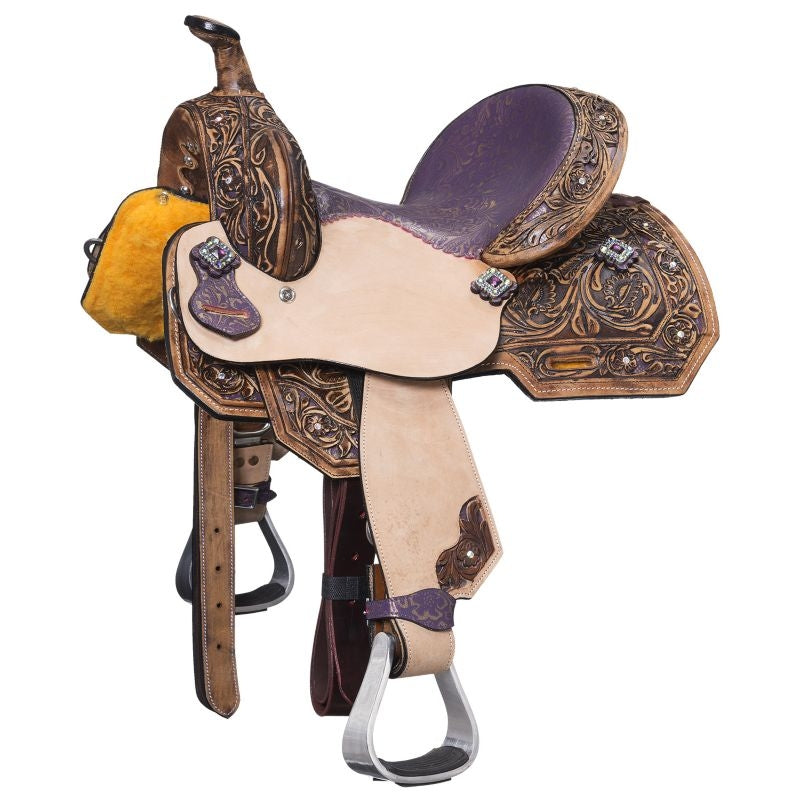 Silver Royal by Tough1 Sweet Pea Pony Saddle