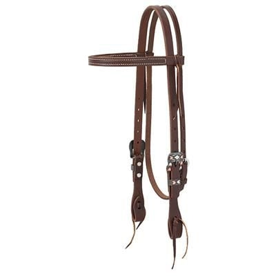 Weaver Working Tack Chevron Browband Headstall