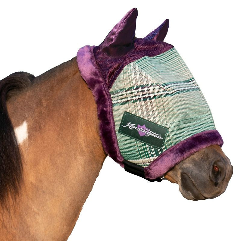 Kensington Signature Fly Mask W/Removable Nose, Soft Mesh