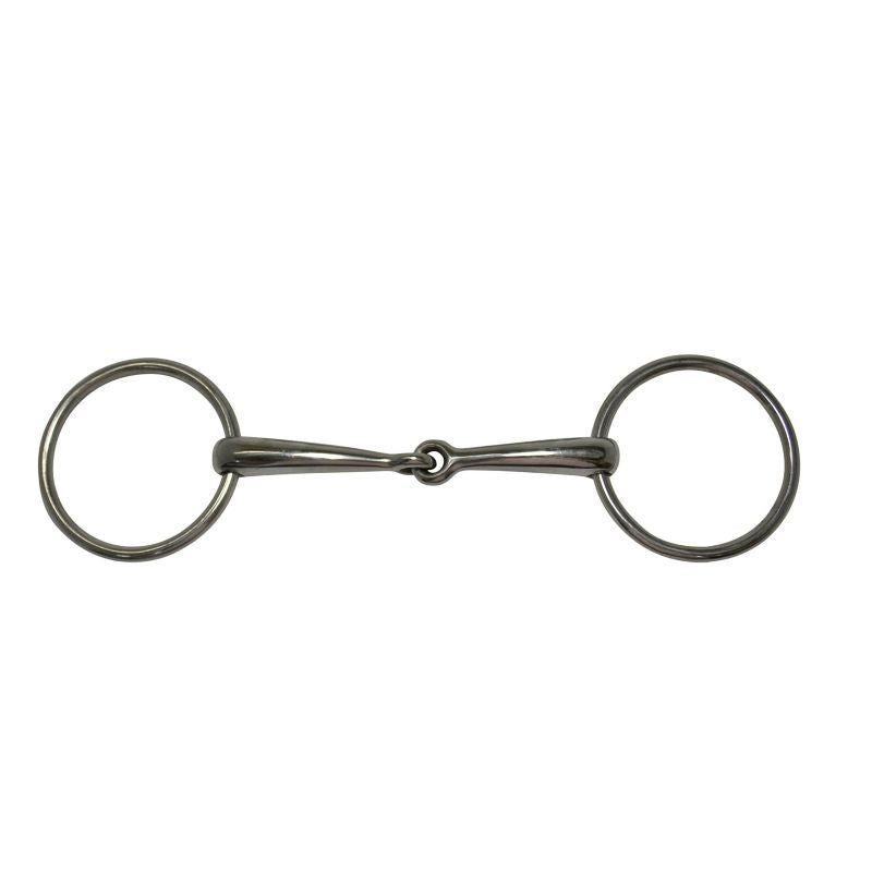 Diamond R Loose Ring Snaffle Bit