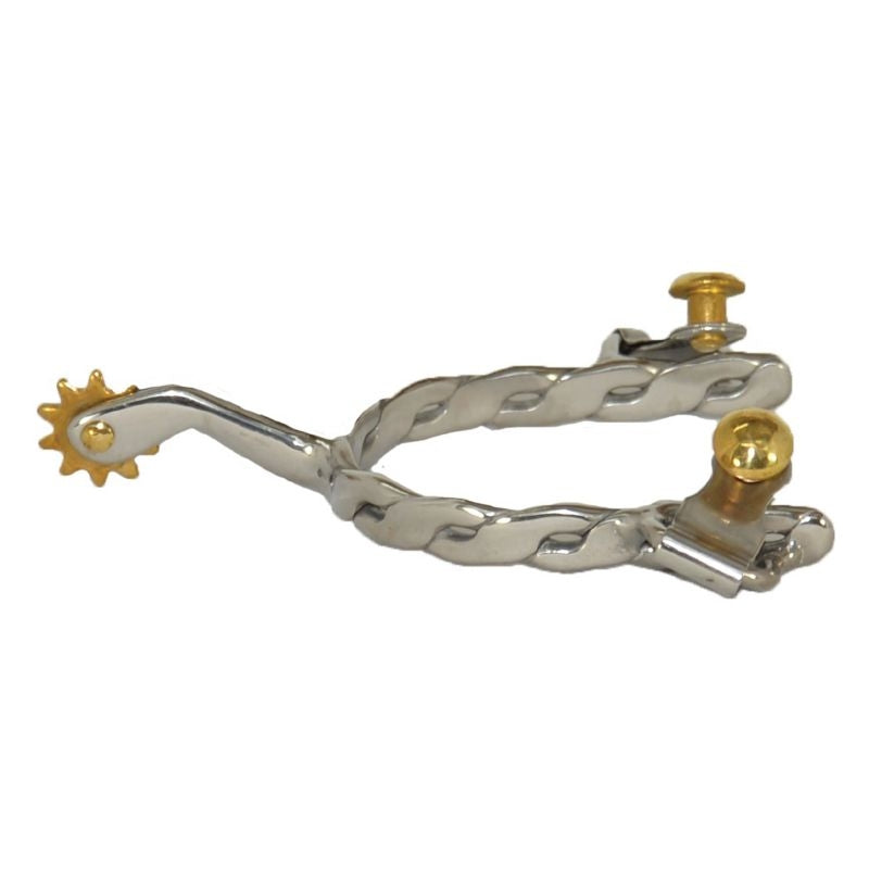 Diamond R Twisted Spurs