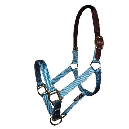 Triple E Nylon Mini Halter with Leather Crown