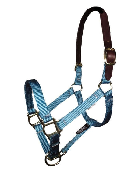 Triple E Nylon Mini Halter with Leather Crown