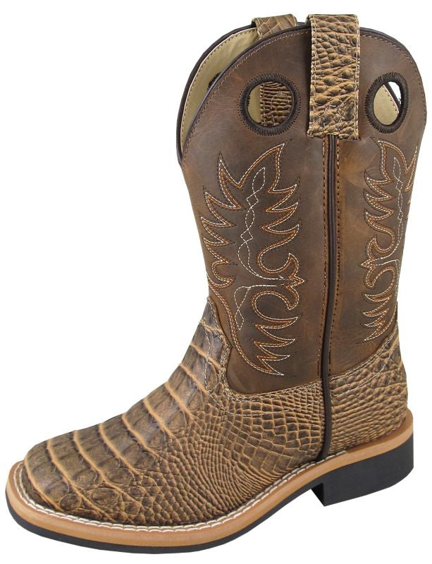 Smoky Mountain Childrens Tan Gator Boots