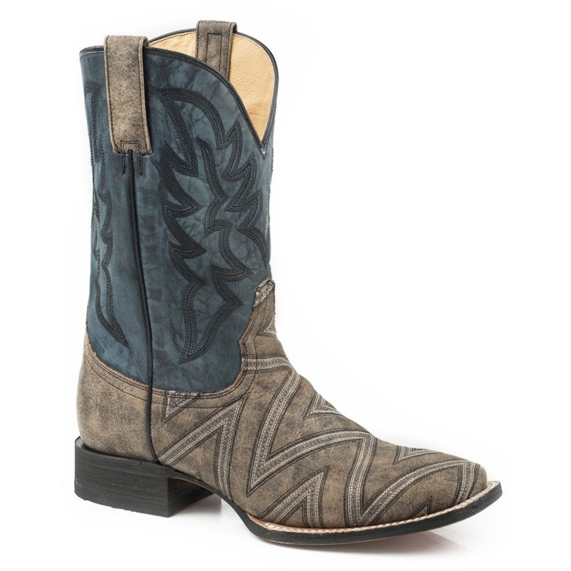 Roper Mens Ronald Square Toe Boots