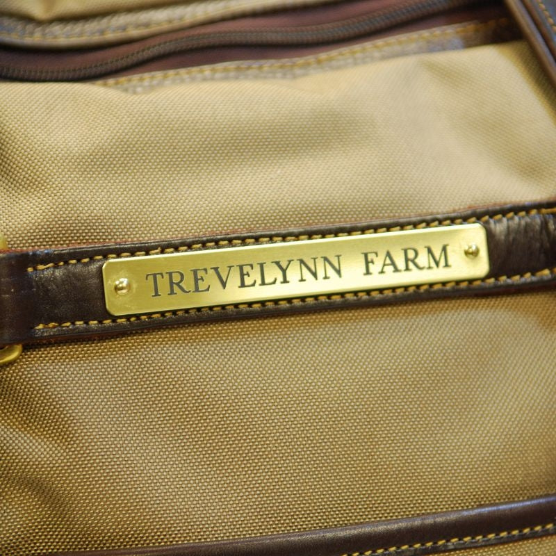 Personalized Green Hill Cordura Leather Tote