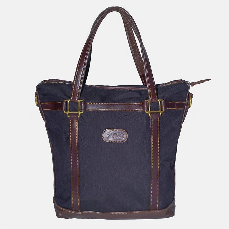 Personalized Green Hill Cordura Leather Tote