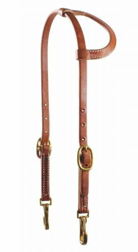Professionals Choice Flat Ear Headstall Snap Cheek