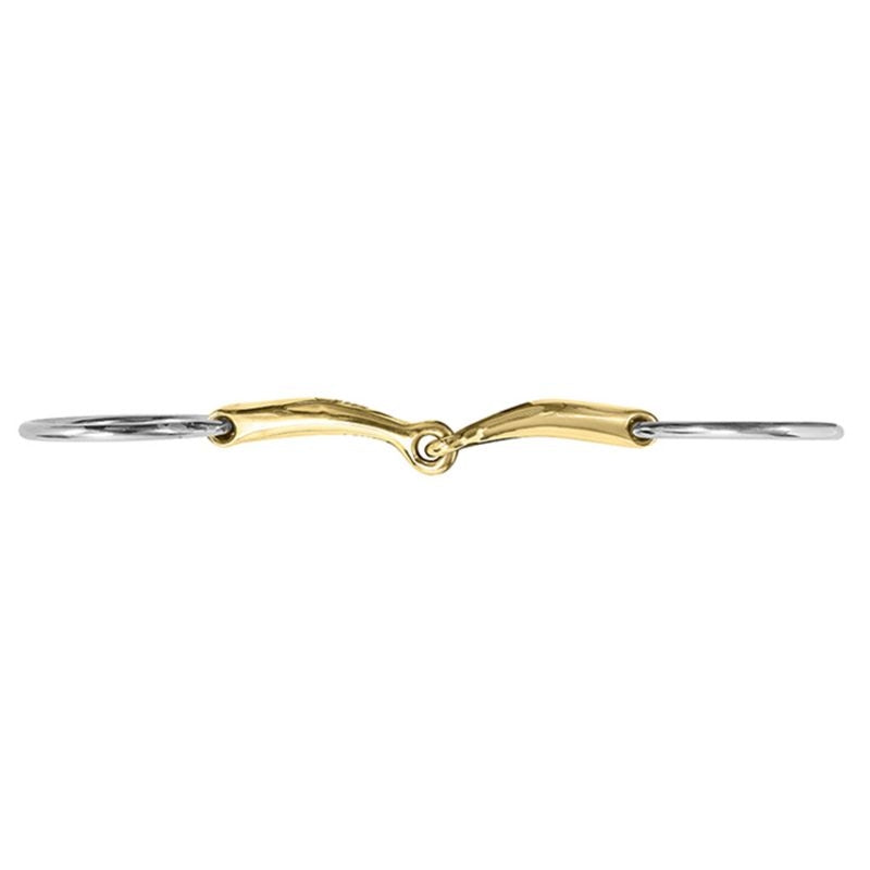 Sanft Curve Mouth Loose Ring Snaffle Bit 14mm