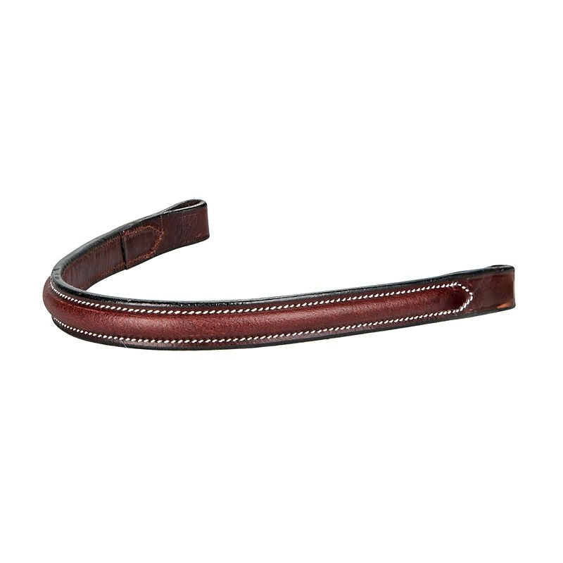 Courbette Browband Raised - Padded - Horse - Black - 3/4