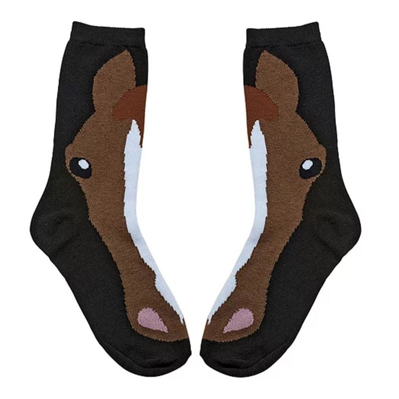 Horse Face Crew Socks 3-Pack