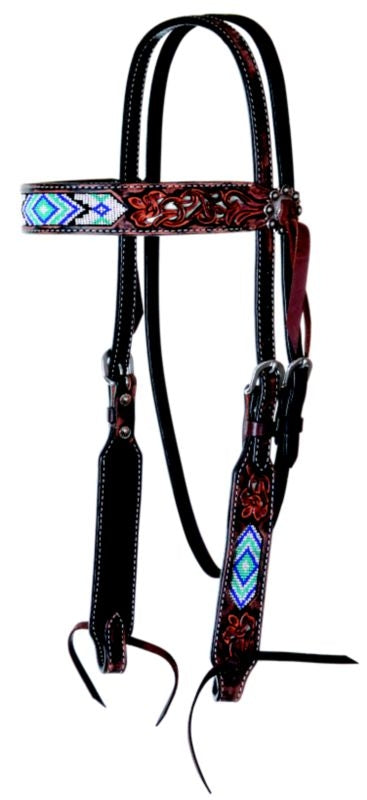 Circle Y Inlay Browband Headstall
