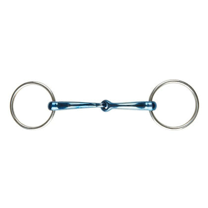 JP Korsteel Blue Steel Jointed Loose Ring Snaffle