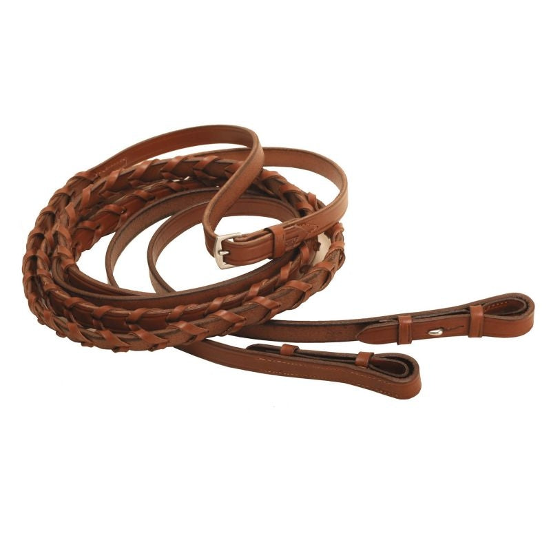 Tory 72in Laced Reins with Stud Hooks