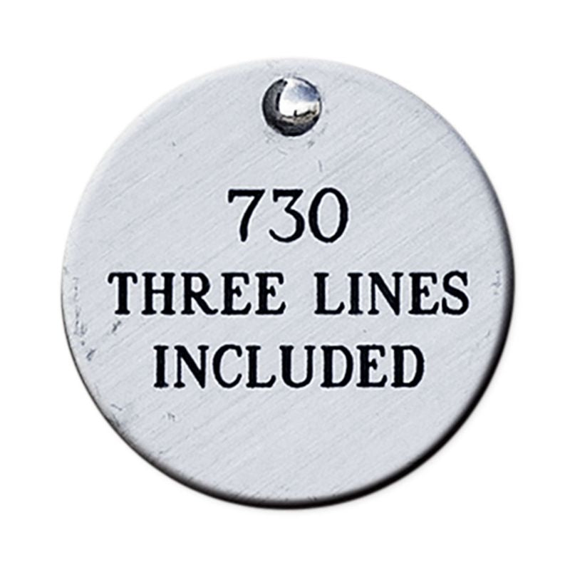 Personalized 1 1/4in Heavyweight Tag
