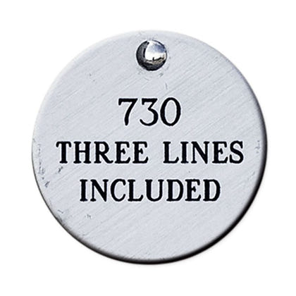 Personalized 1 1/4in Heavyweight Tag