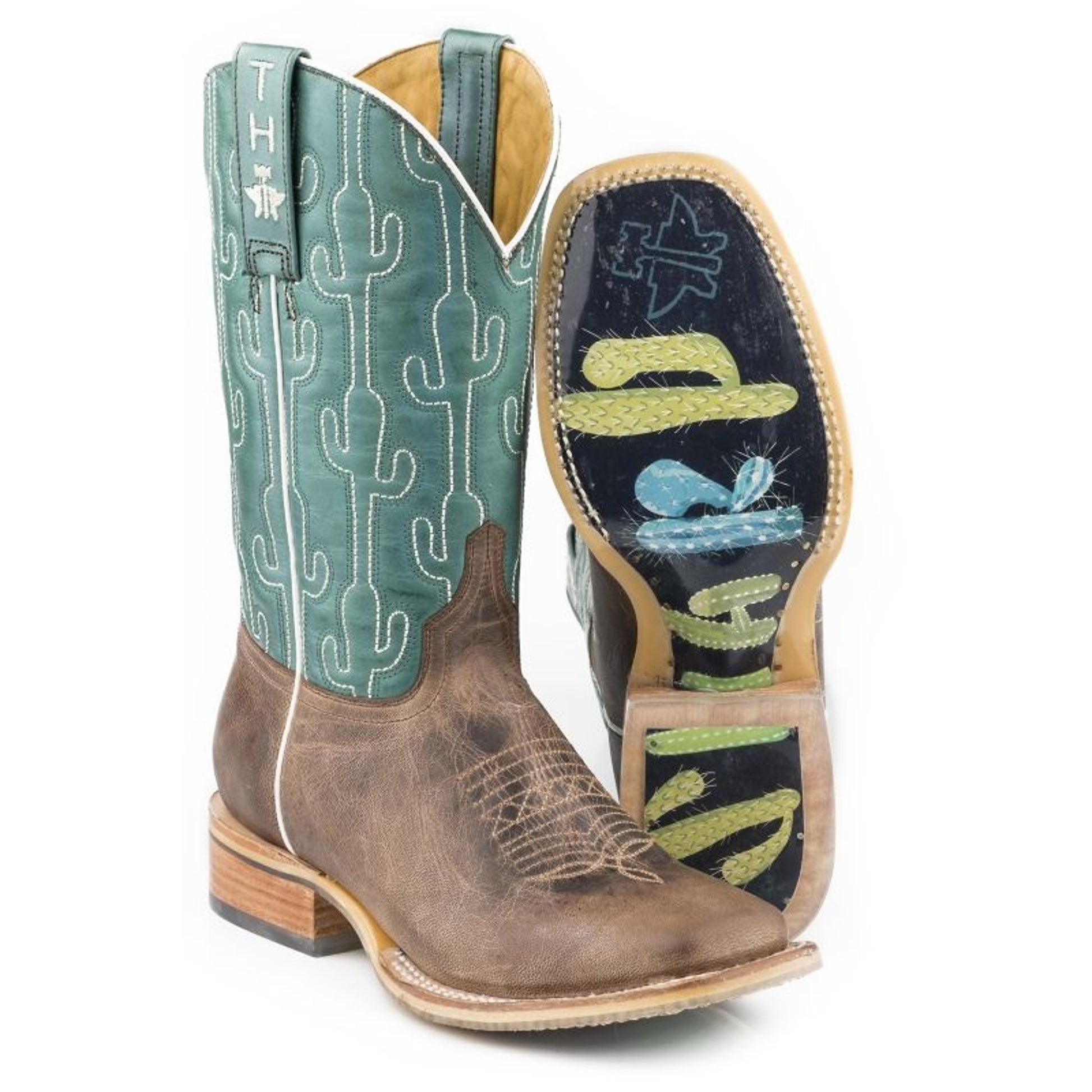 Tin Haul Ladies Puff Cactus Boots