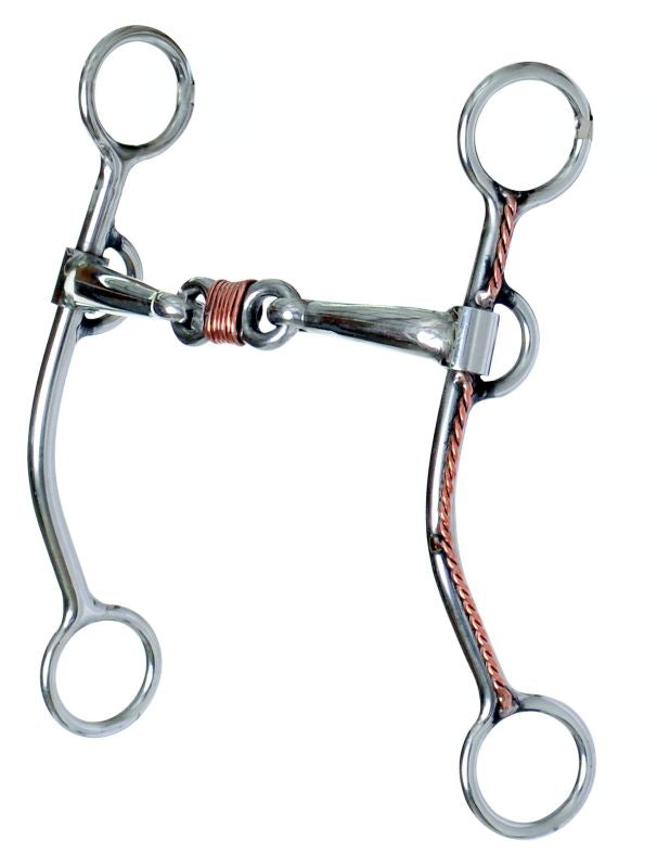 Reinsman D and L Copper Mouth Twist Bit