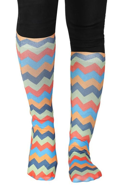 TuffRider CoolMax Printed Boot Socks