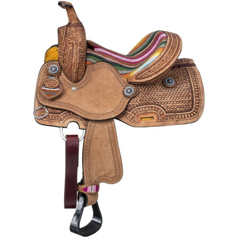 Tough1 Serape Barrel Saddle