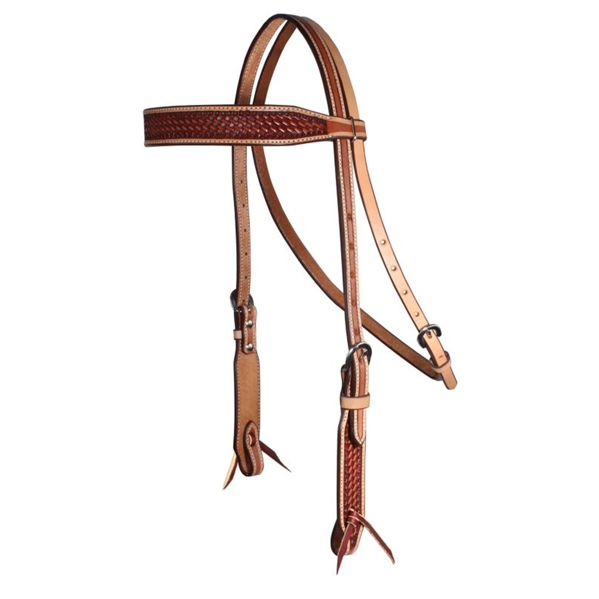 Pro Choice Basket Weave Browband Headstall