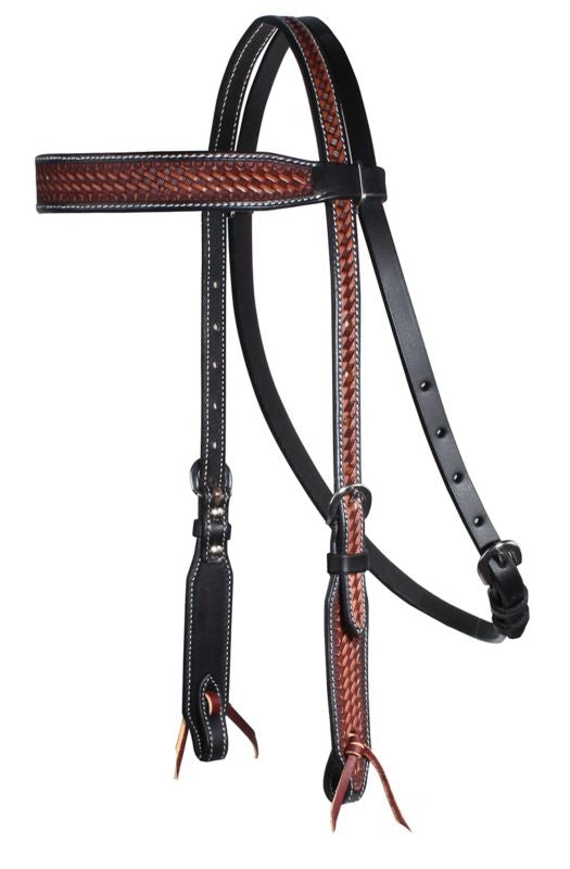 Pro Choice Basket Weave Browband Headstall