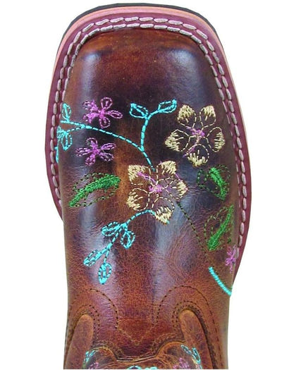 Smoky Mountain Youth Floralie Brown Boots