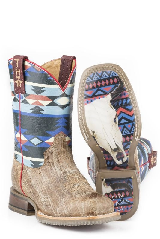 Tin Haul Little Kids Awesome Aztec Boots