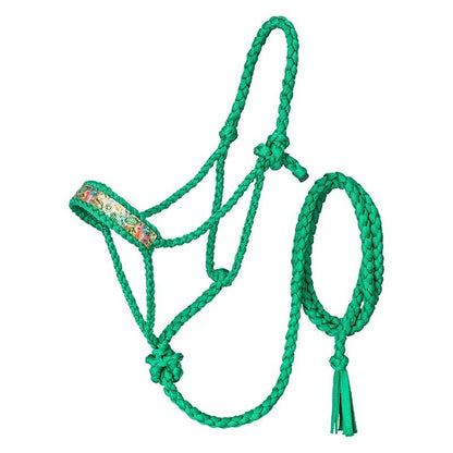 Tough1 Printed Mule Tape Halter with Lead