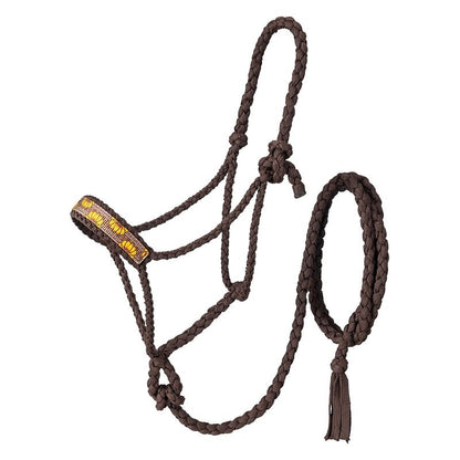 Tough1 Printed Mule Tape Halter with Lead
