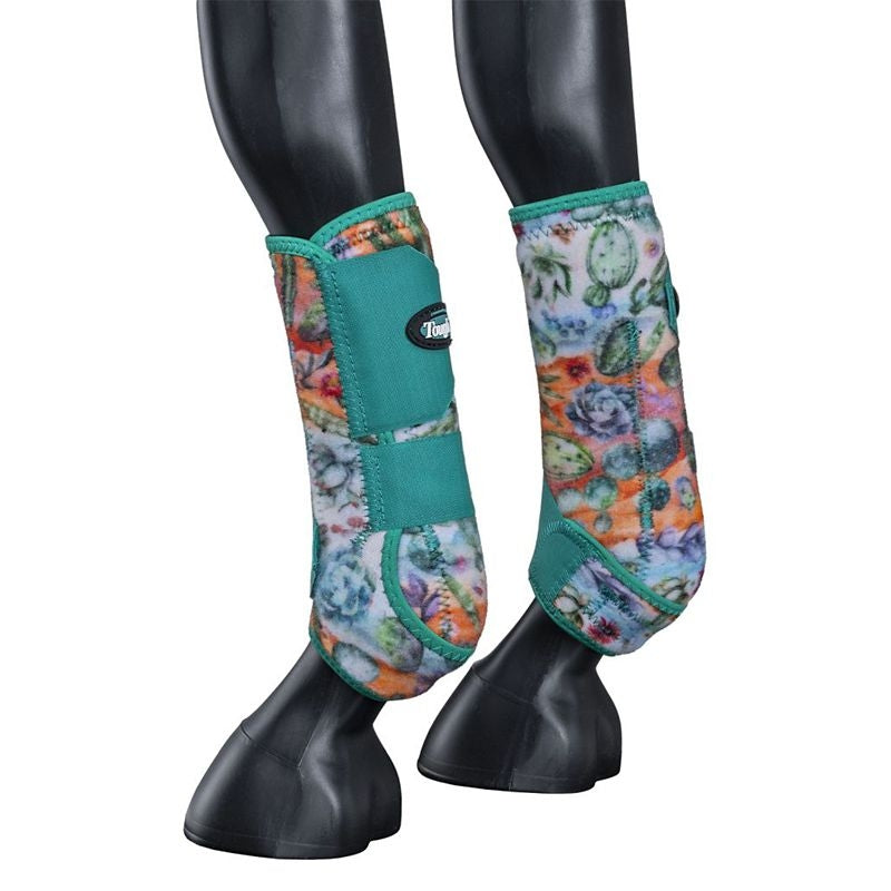 Tough1 Cactus Print Sport Boots Front