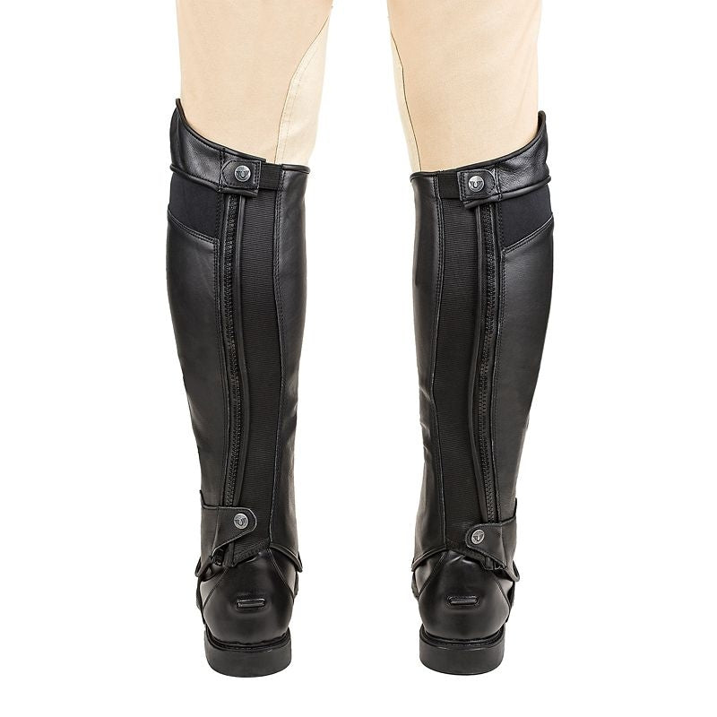 TuffRider Men's Derby Black Half Chaps