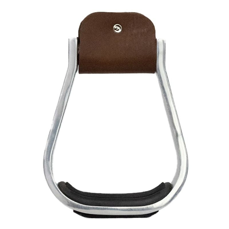 TuffRider Aluminum Western Stirrup 3"Neck Nickel