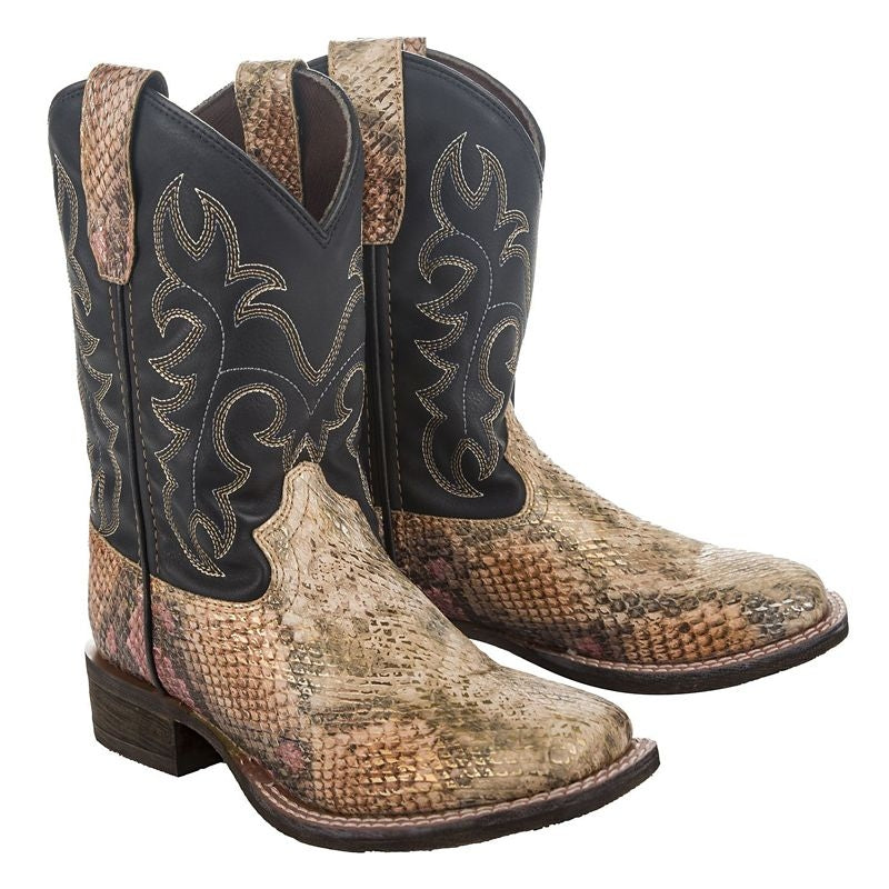 TuffRider Kids Snake In My Boot Western Black