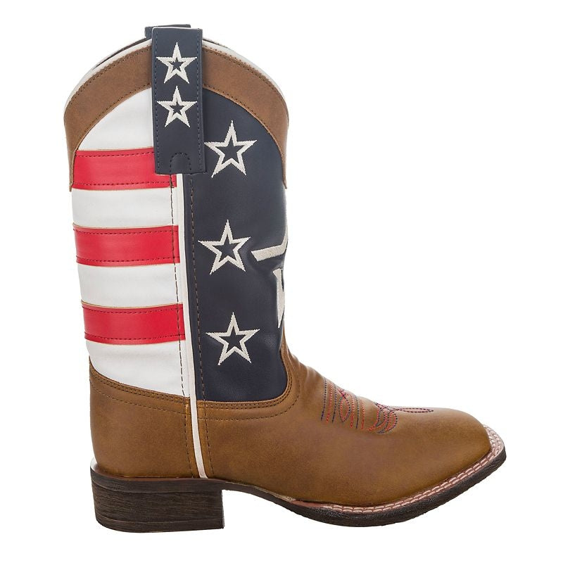 TuffRider Toddler American Cowboy Boots Brown