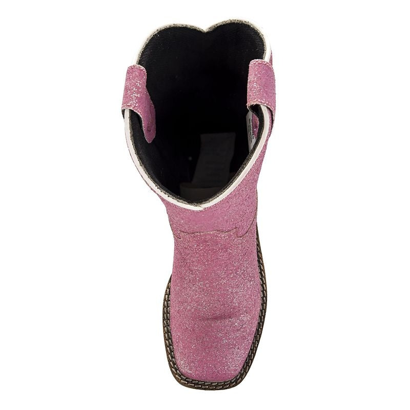 Tuffrider Youth Pink Glitter Western Boots