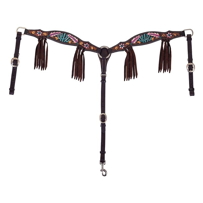 Circle Y Desert Feather Breast Collar