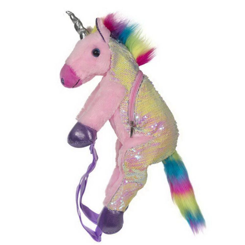 Sequin Unicorn Backpack Rainbow