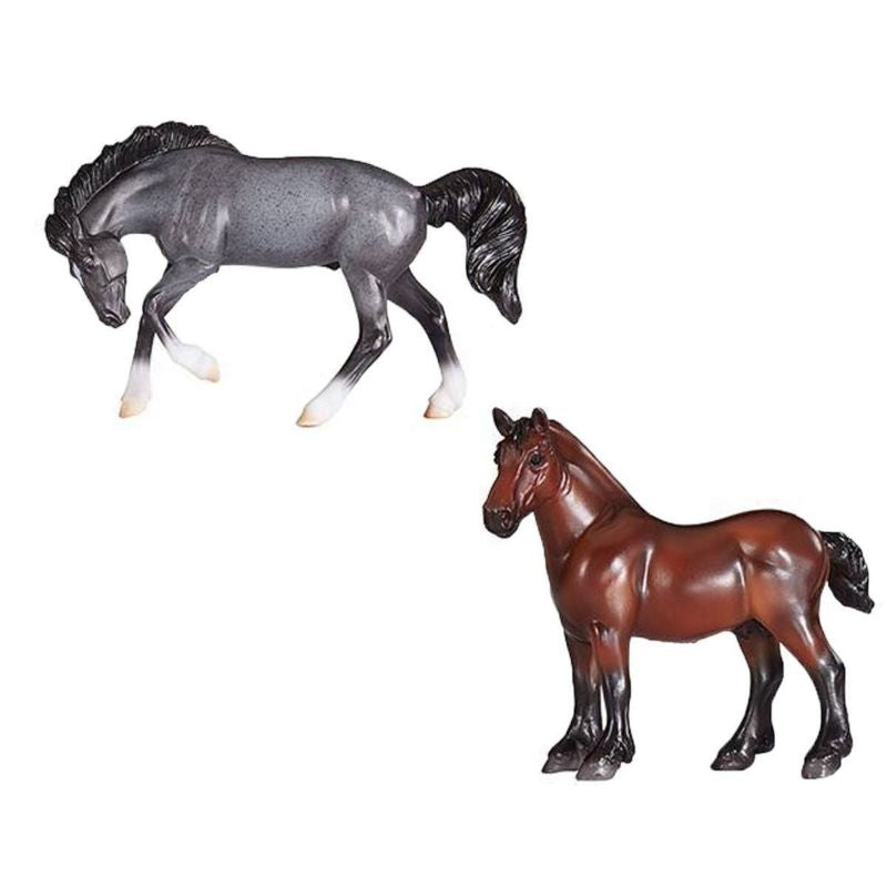 Breyer Stablesmates Mystery Foal Set Draft Mustang