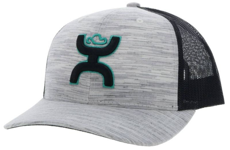 Hooey Sterling Trucker Cap with Black/Teal Hooey Logo