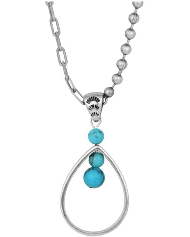 Montana SS Down To Earth Teardrop Necklace