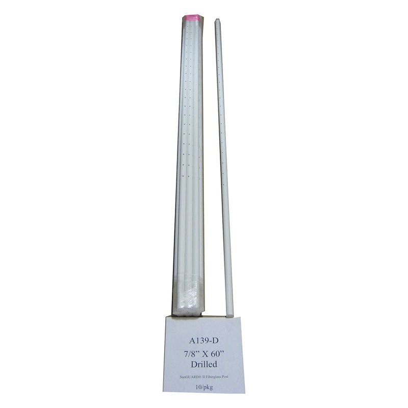 Sunguard Fiberglass Drilled Fence Post
