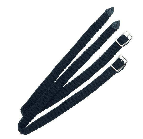 Nylon Spur Straps Black White