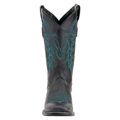Ferrini Mens Blaze Black Sq Toe Boots