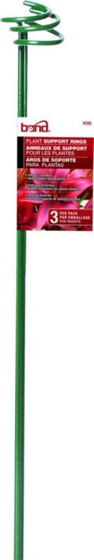 Plant Support Rings 24c/3 pk Green