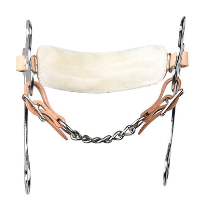 Korsteel Fleece Nose Hackamore Bit 5 Inch