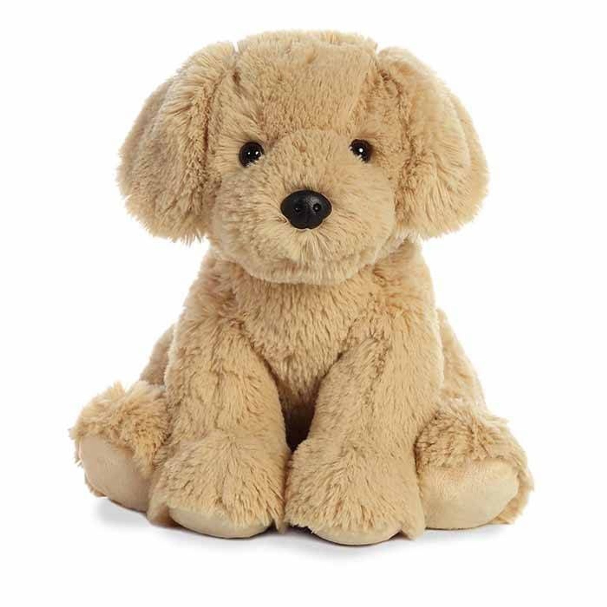 Plush Max Cuddly Dog Tan 14In