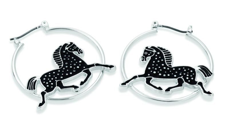 Kelley Dapple Horse Earrings