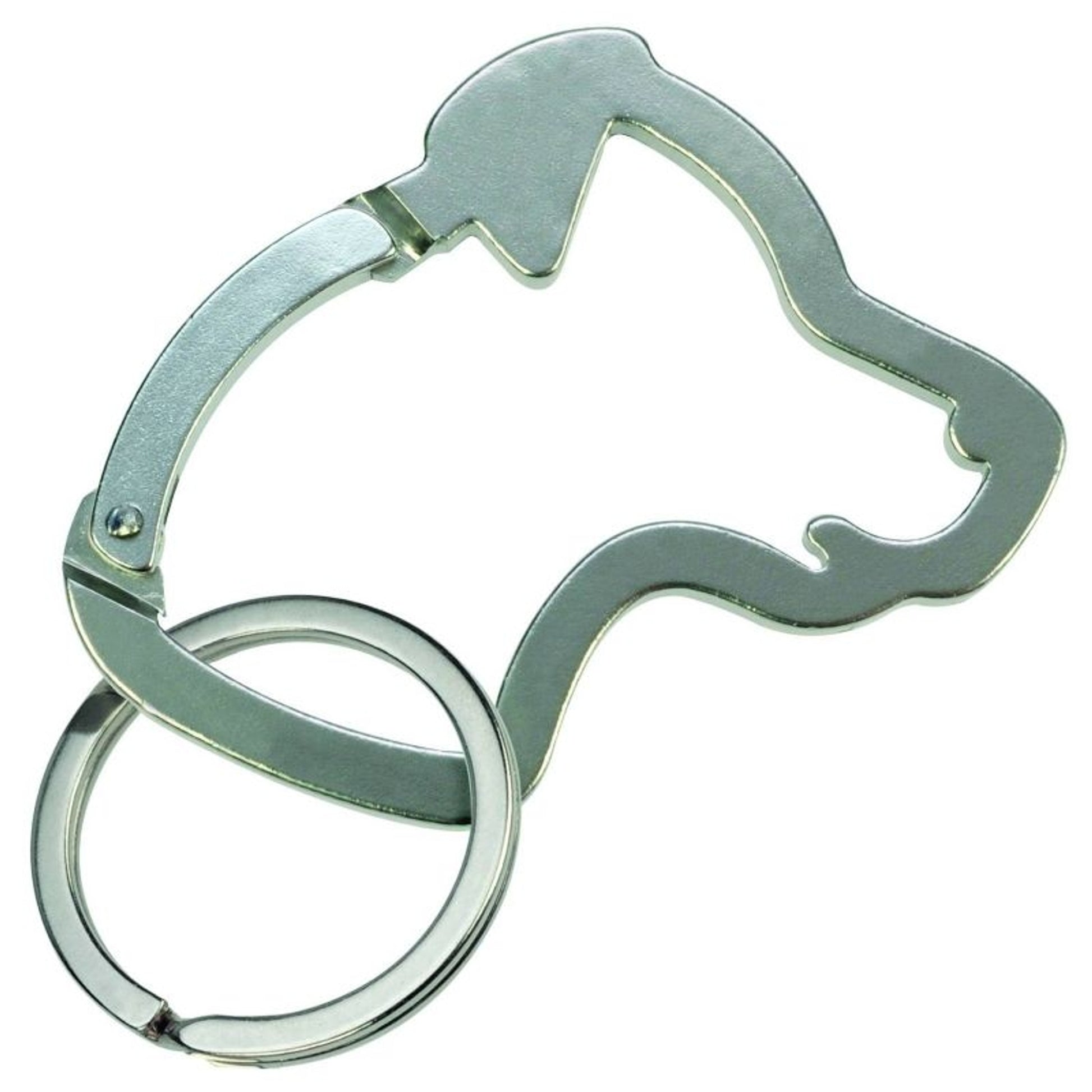 Kelley Dog Carabiner Keychain Aqua