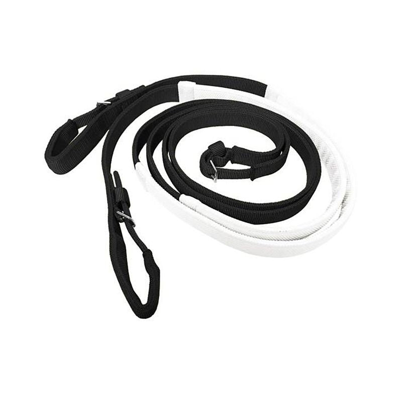 Jacks Ultra Buckle Race Reins Sold in Pairs Black